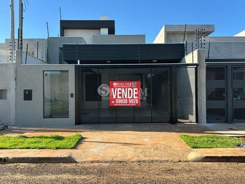Casa à venda em Maringá, Jardim Oriental, com 3 quartos, com 130 m²