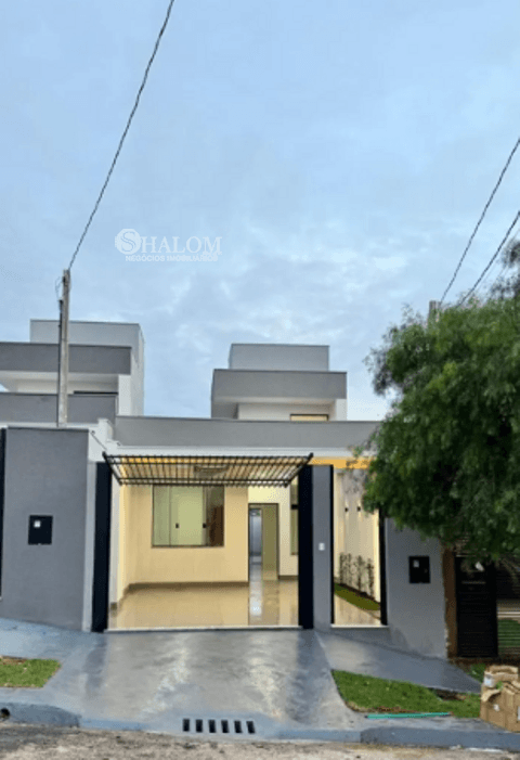 Casa à venda em Maringá, Jardim Paris, com 3 quartos, com 84 m²